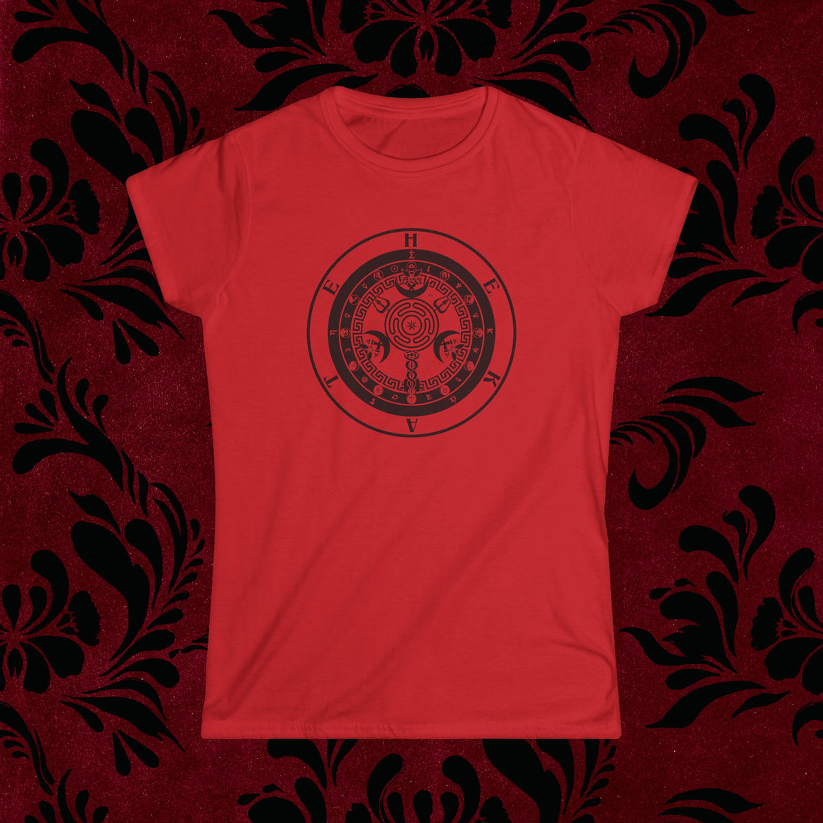 Women&#39;s Tee - Seal of Hekate Goddess of Witchcraft - Crone Seal