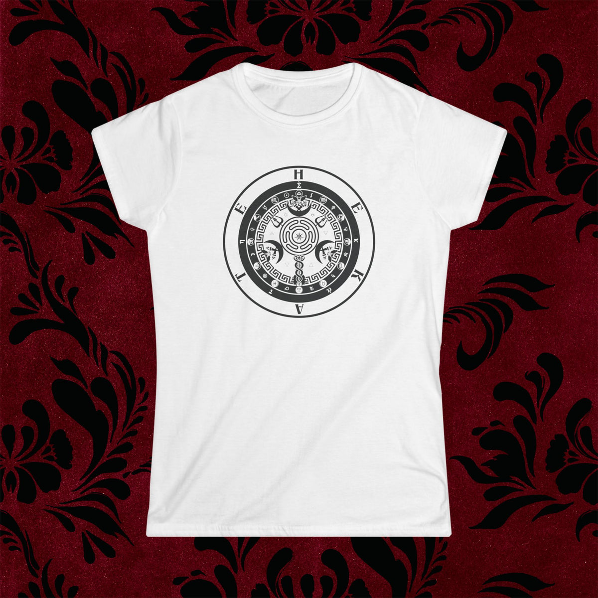 Women&#39;s Tee - Seal of Hekate Goddess of Witchcraft - Crone Seal