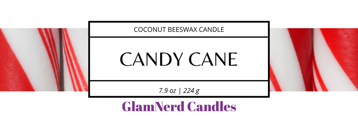 Candy Cane Candle