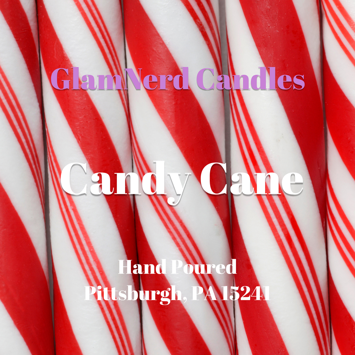 Candy Cane Candle