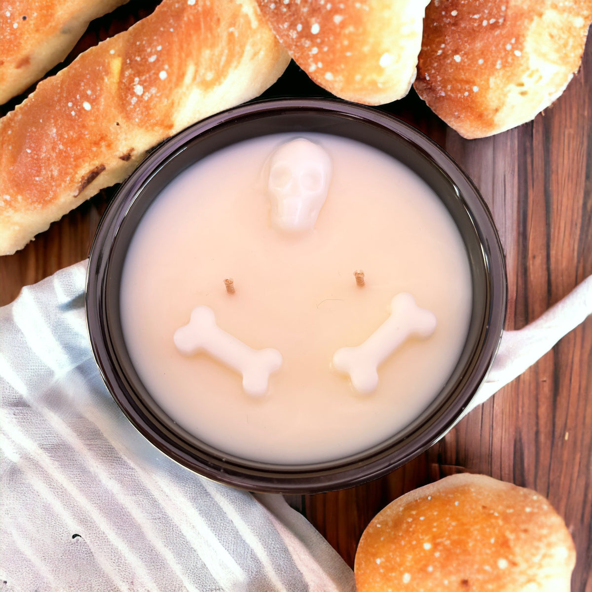 Pan de Muerto Candle