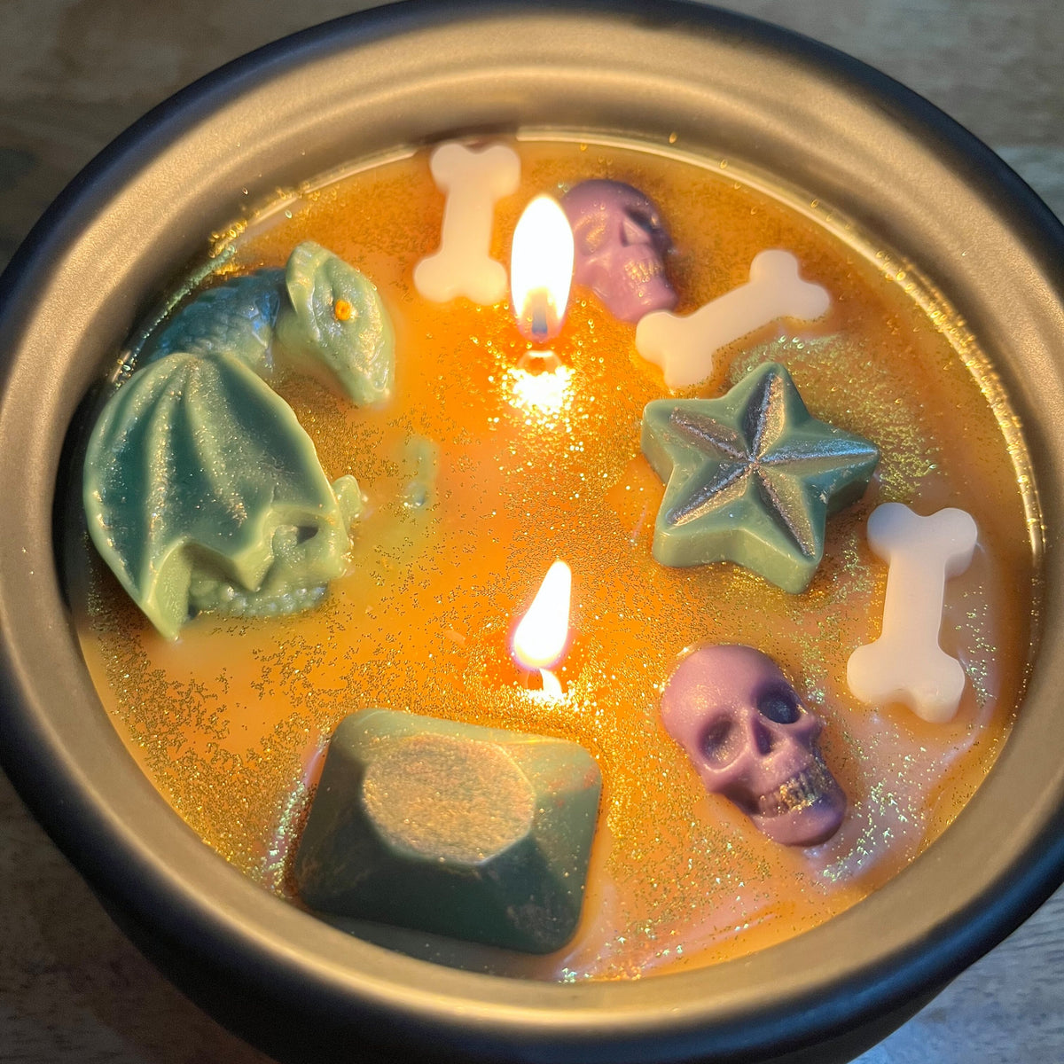 Not So Basic Witch Cauldron Candle