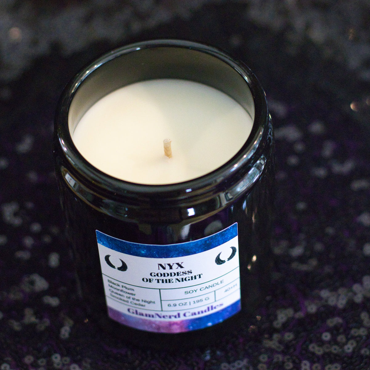 Nyx - Goddess of Night Candle